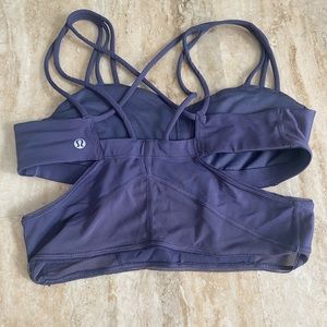 Lululemon Cut Out Workout Top / Built in bra - sz8